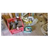 Antique door locks, knobs & misc hardware