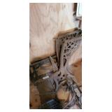 Old school desk frames