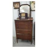 Dresser with mirror 68" tall
