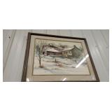 Glenn brougher large winter scene