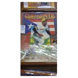 Clemente puzzle mounted on wood