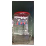 Lance glass canister