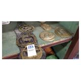 Scotland brass & leather decoration