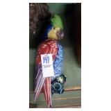 Parrot bird wall pocket