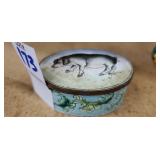 Small pig cloisonne trinket