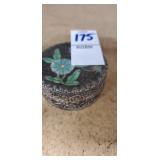 Cloisonne trinket morning glory