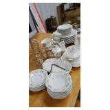 Independence ironstone china & glasses