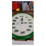 John deere wall clock