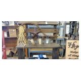 Primitive decorative bench