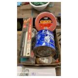 Box lot of nails, timber lock lag screws,echo