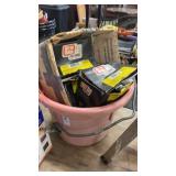 Bucket lot of nails
