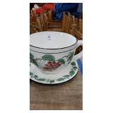 Large cup & saucer planter