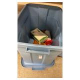 Tub with lid and contents