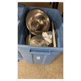 Tub with lid and contents