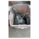 Tub lot of water can etc