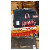 Lot of fabric and craftsman tee shirt