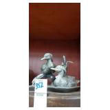 Duck figurines & belt buckle