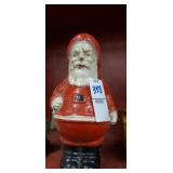Paper mache Santa bank
