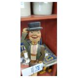 Wood man movable cork