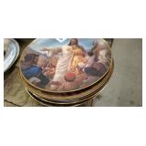 5 religious collector plates