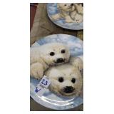 2 collectors plates seals & polar bears
