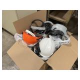 (20) MSA V GARD HARD HATS, WHITE