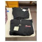 (2) SIZE 3XL WHITE POLAR HOODIES