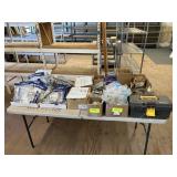 ASSORTED FIXTURE HANGERS & CHAINS