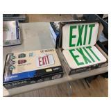 (4) CE SERIES LED EXIT SIGNS