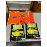 (5) SIZE 3XL HI-VIZ SAFETY VEST