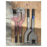 (2) CADDY METAL STUD PUNCHES