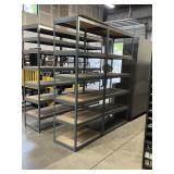 (2) SHELVING UNITS, 4' W X 8' H X 2' D