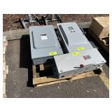 PALLET WITH 3 SWITCH BOXES