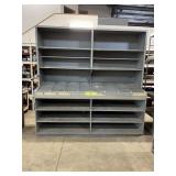 WOOD BIN CABINET, 8'W X 8' H X 32' D