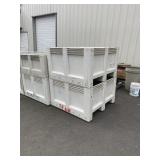(2) MACRO BINS, 4' X 4'