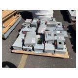 PALLET WITH ASSORTED SWITCH BOXES