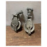 2 SNATCH BLOCK PULLEYS