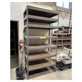 (1) SHELVING UNITS, 4' W X 8' H X 2' D