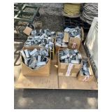 PALLET WITH ASSORTED METAL GANG BOXES