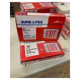 (3) SURE LITES LED EXIT SIGNS
