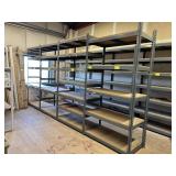 (4) SHELVING UNITS, 4' W X 8' H X 2' D