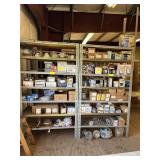 SHELVING UNIT OF ASSORTED LIGHT FIXTURES