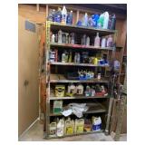 SHELVING UNIT WITH ASSORTED PRODUCTS