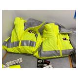 (2) HI-VIZ JACKETS, MEDIUM