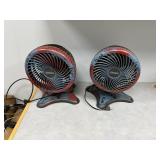 (2) SMALL HOLMES 1 TOUCH FAN'S