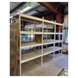(1) SHELVING UNIT 12' W X 8' H X 2' D