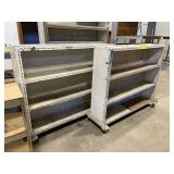 (2) SHELVING UNITS