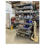 (1) SHELVING UNITS, 4' W X 8' H X 2' D