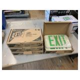 (4) LED EXIT SIGNS