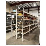 2 SECTIONS NARROW RACKING, 20' L X 8' H X 2' D